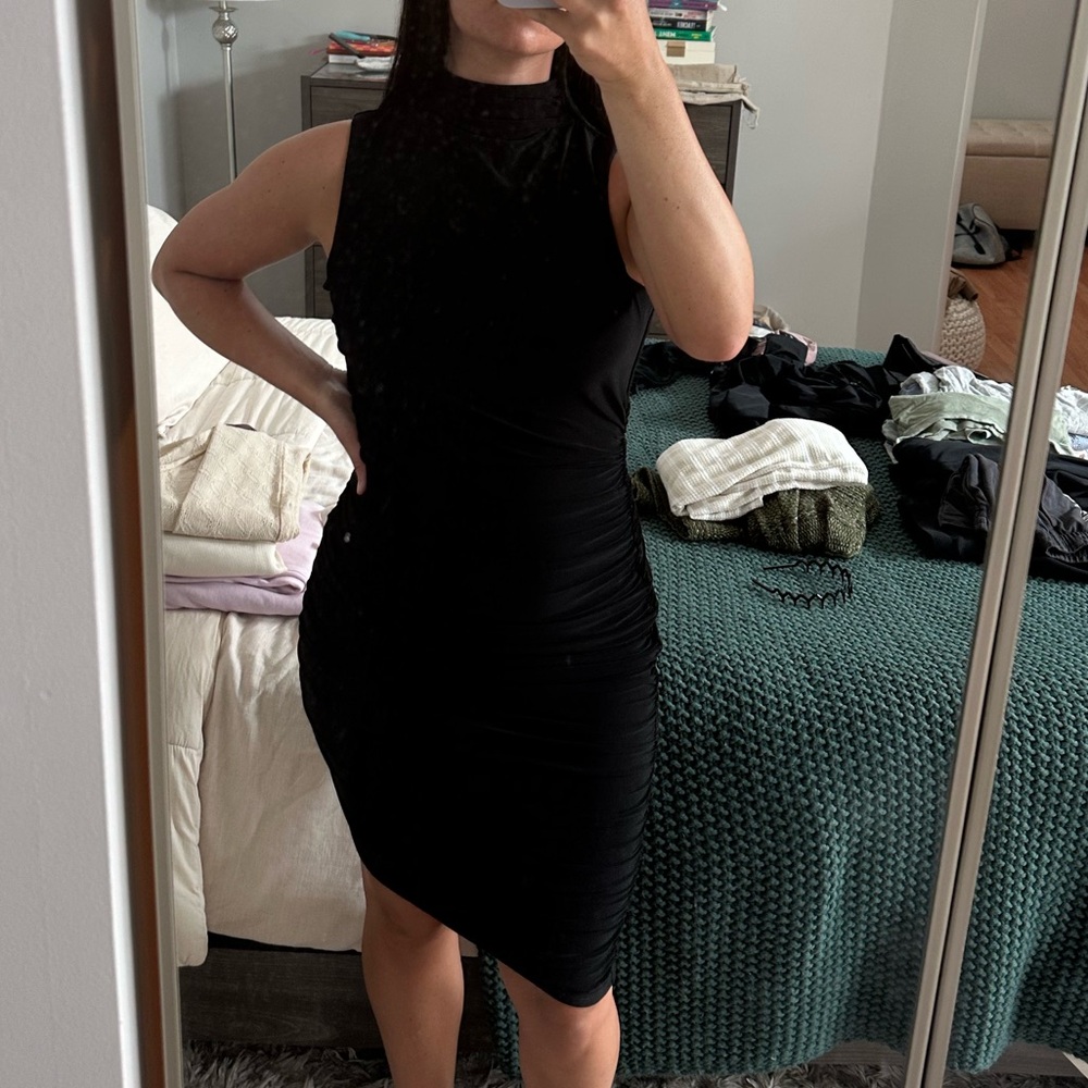 Express Black Sleeveless Dress